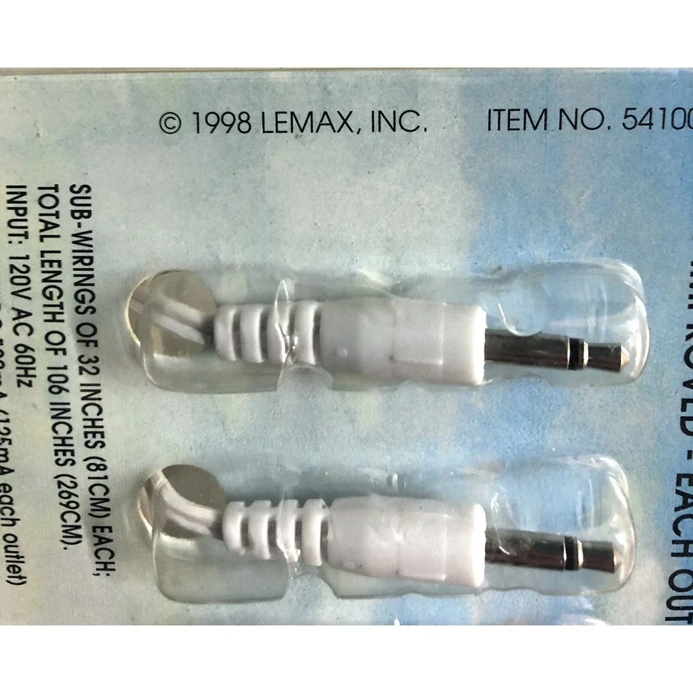 Lemax Village Collection AC Power Adapter with 4-Output Jacks 3V #54100 1998 NEW